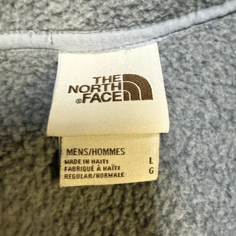 The North Face Men’s‎ Gordon Lyons 1/2 Zip Pullover Large Gray Heather EUC